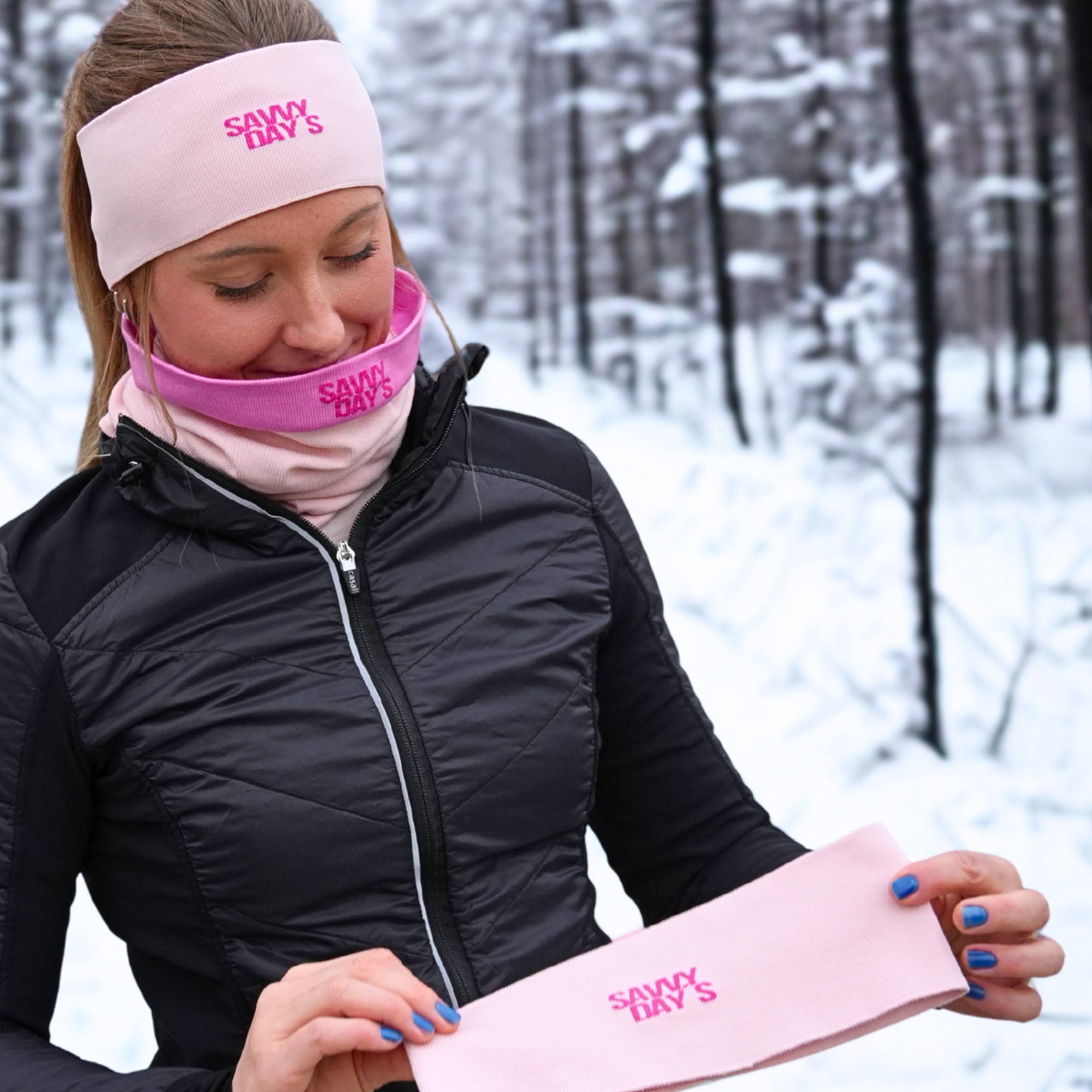 Frost Blush Pannband